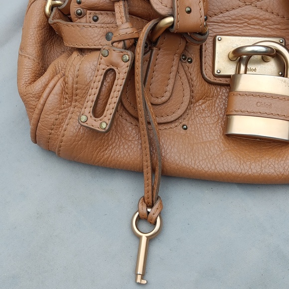 CHLOE CAMEL PADDINGTON Vintage Handbag - Picture 4 of 15